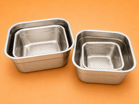 Stainless Steel Colander Basin Set