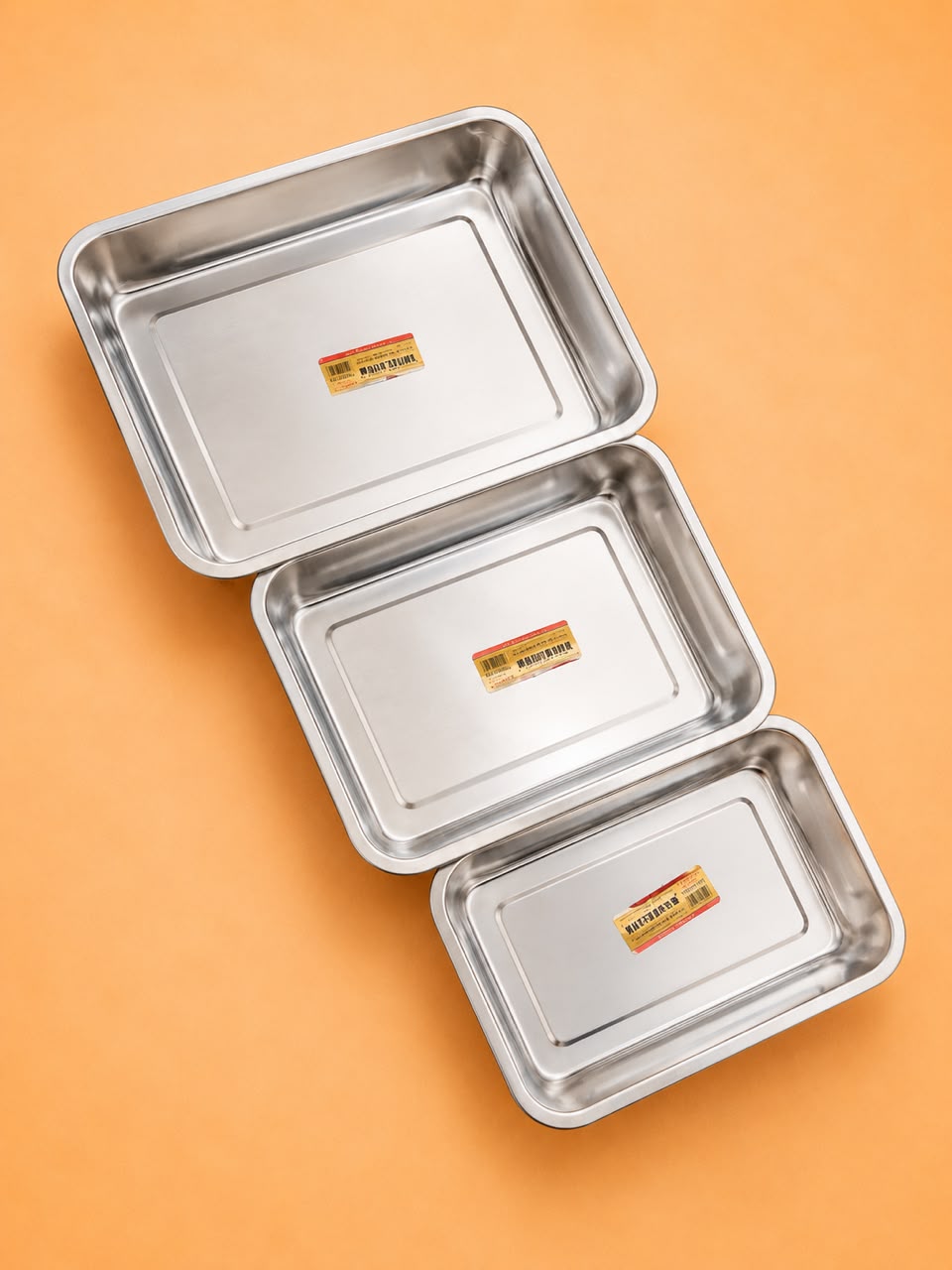 Stainless Steel Serving Tray 3 Sizes