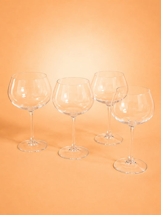 6-Piece Crystal Glass Set – Made in the Czech Republic 4 Sizes