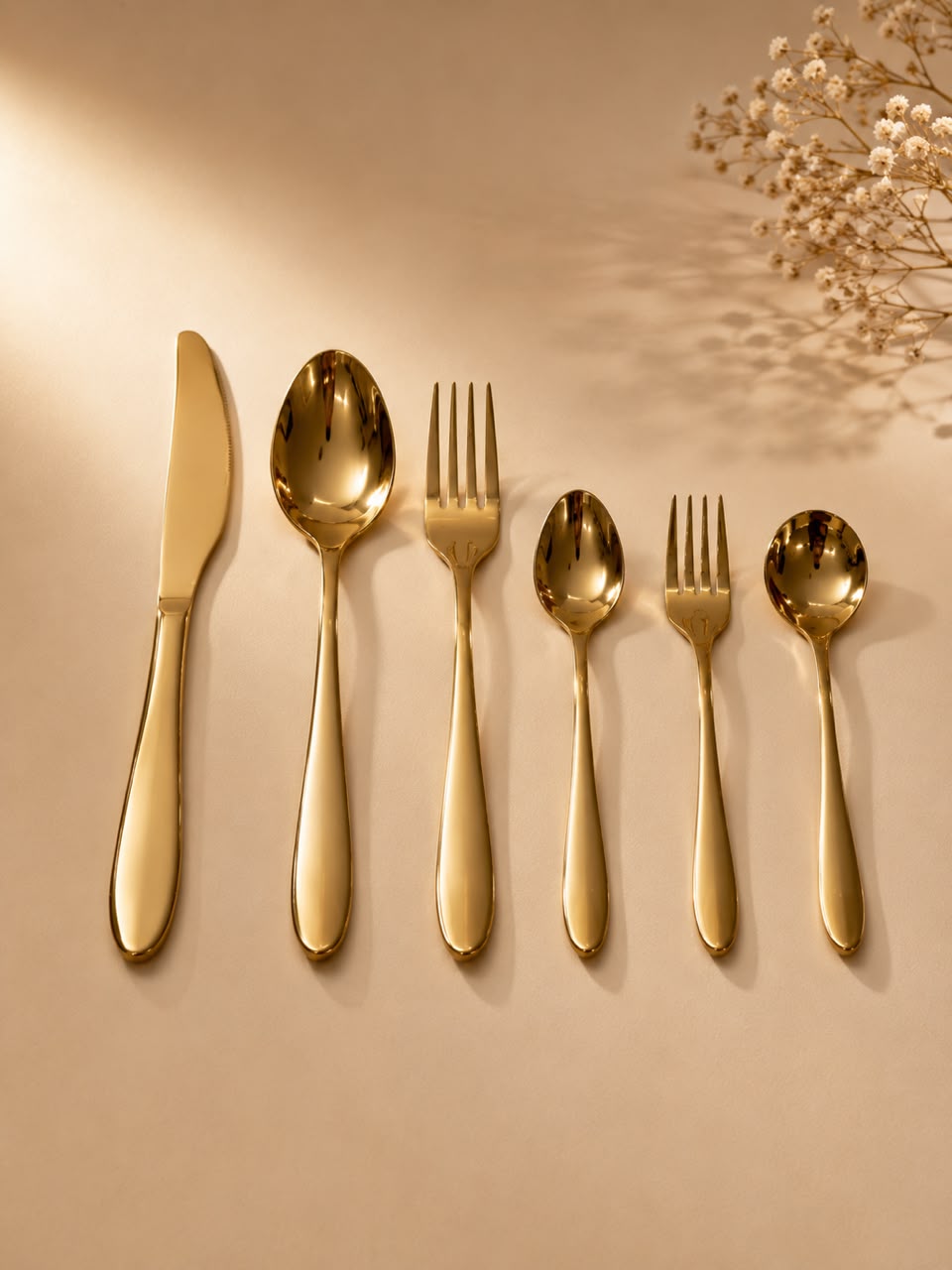 Luxury Gold Cutlery Collection