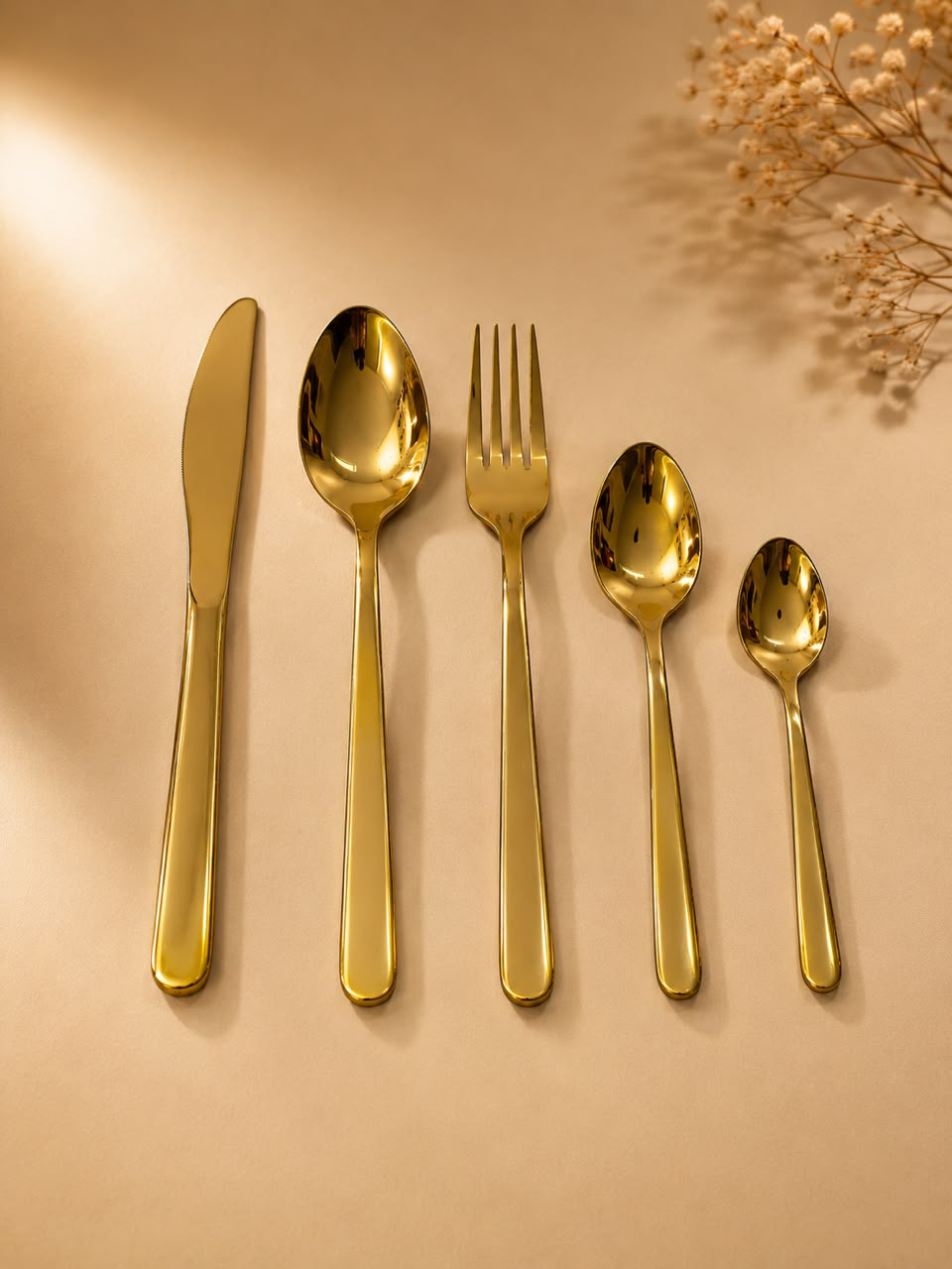 Luxury Gold Cutlery Collection
