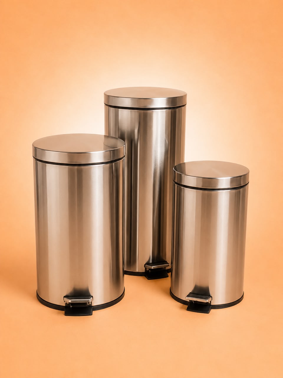 Turkish Stainless Steel Pedal Bin