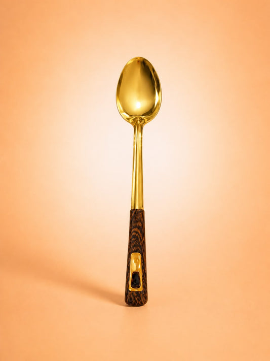 Gold Serving Spoon – 35 cm