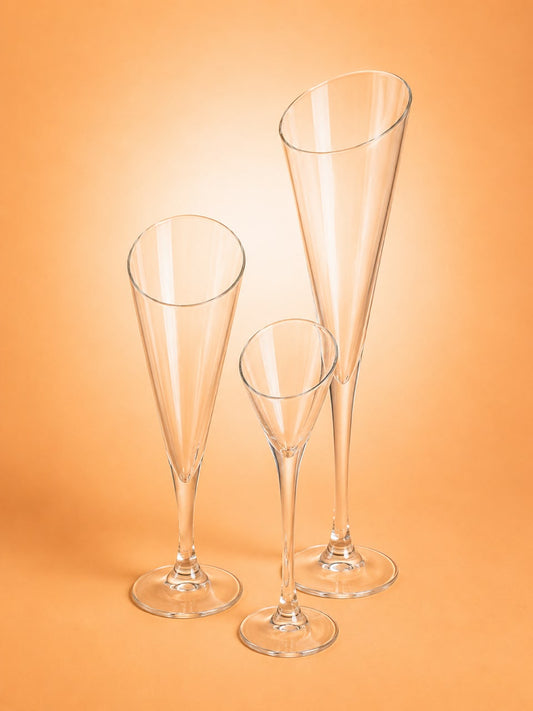 Glass Trumpet Display Vase