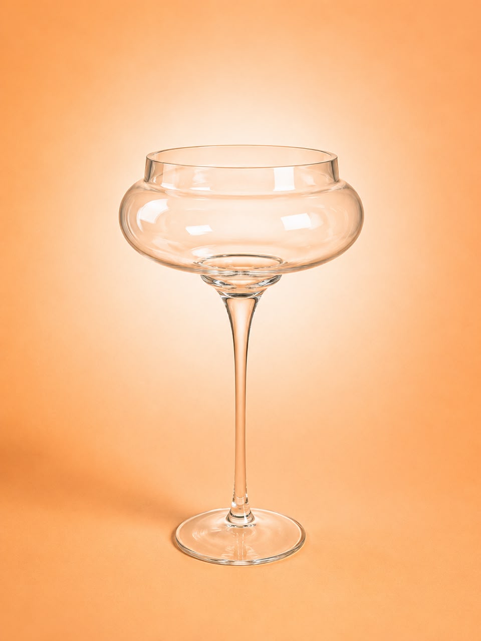 Glass Decorative Bowl with Stand