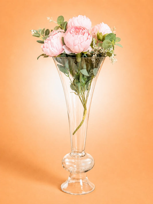 Glass Trumpet Vase