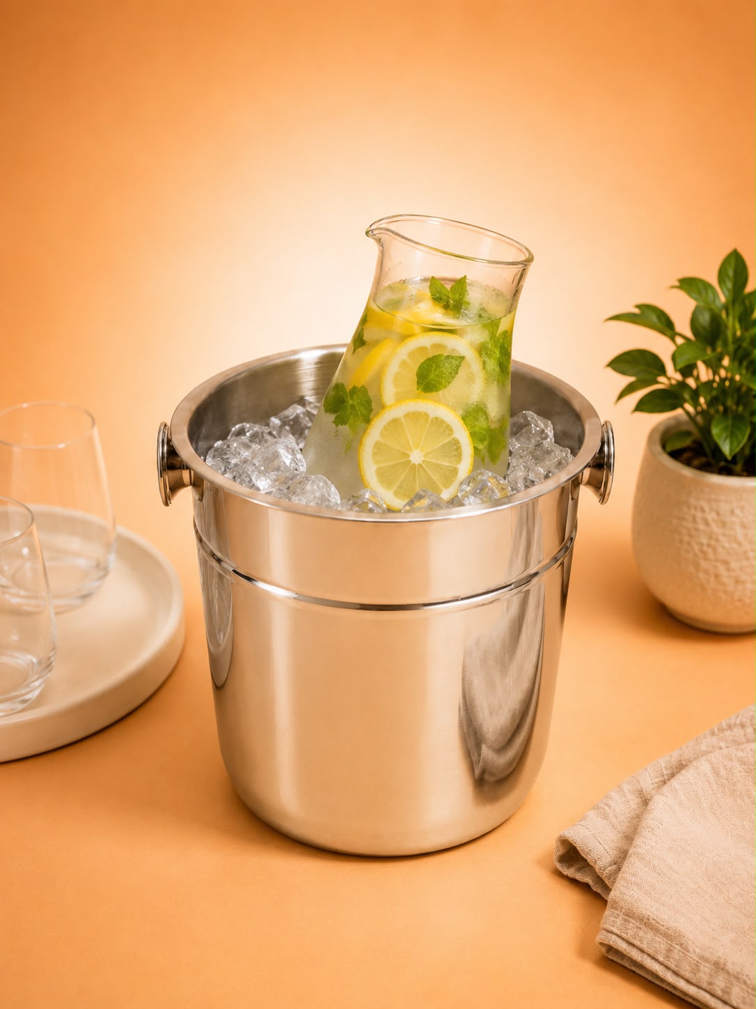 Stainless Steel Ice Bucket