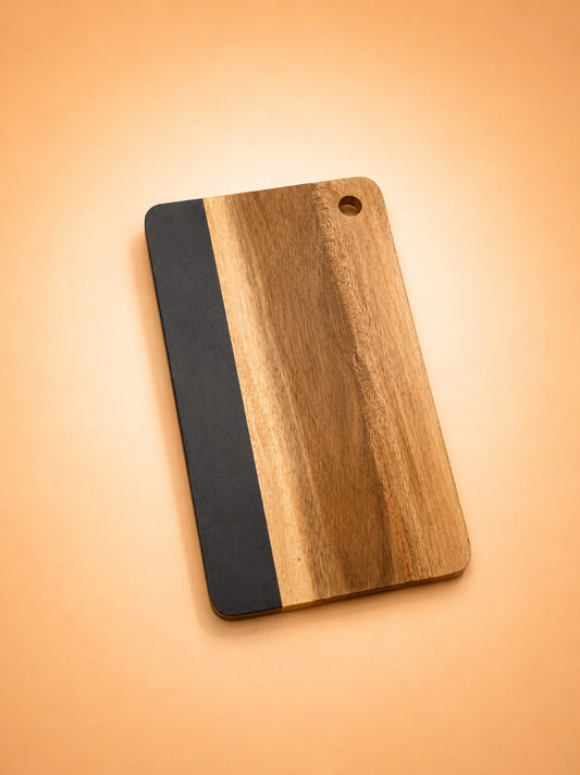 Wood & Slate Serving Board 35x20