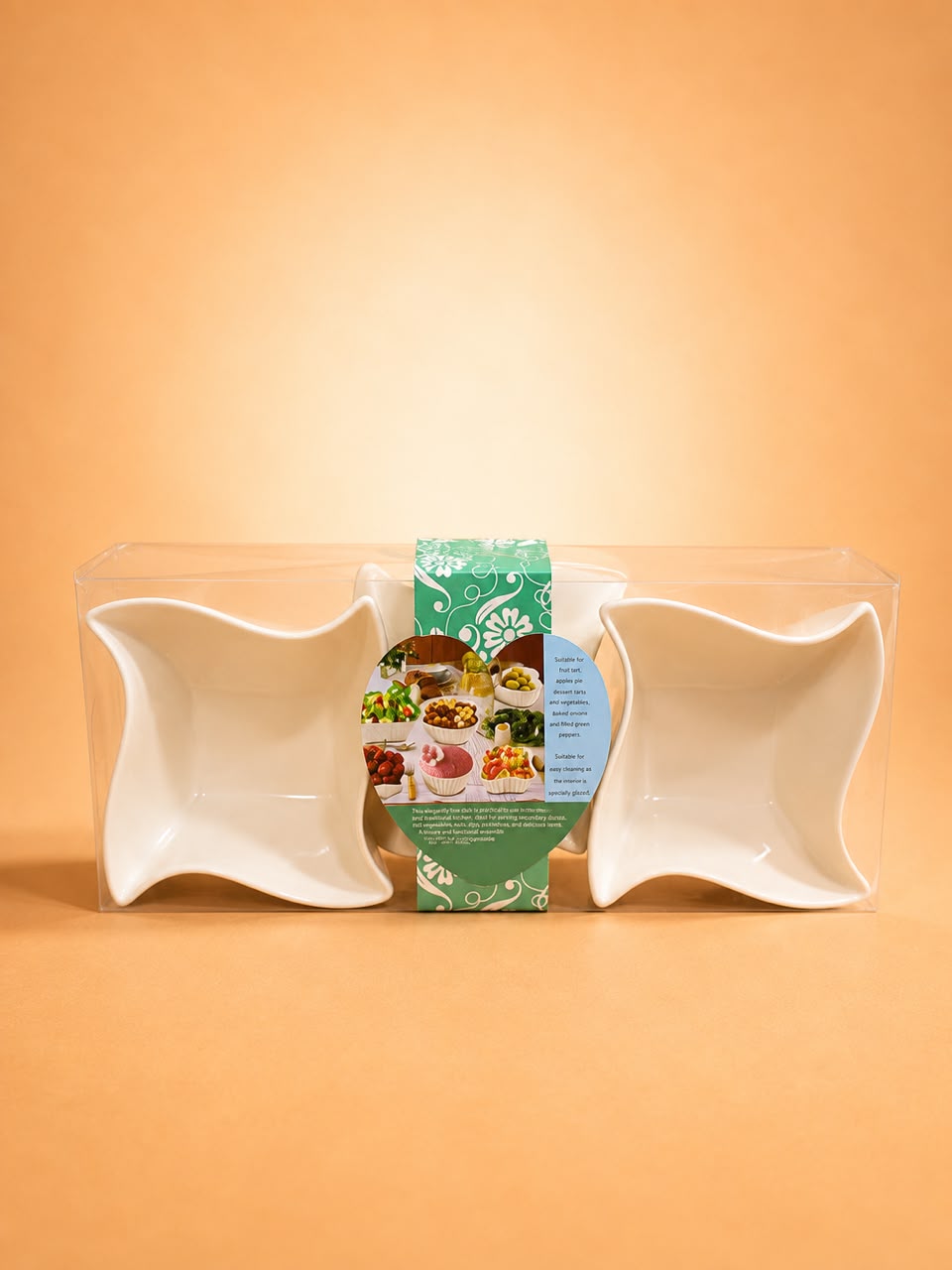 3-Piece Ceramic Serving Bowl Set
