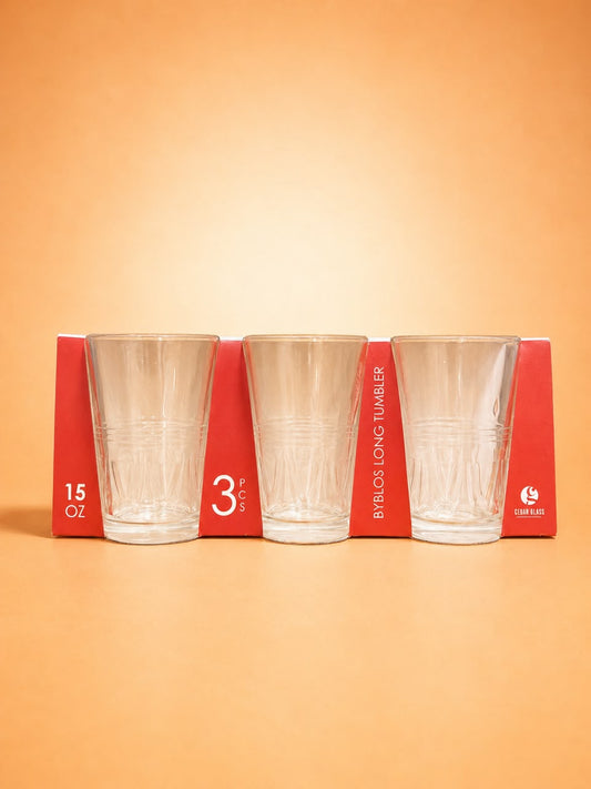 6-Piece Glass Tumbler Set (15 oz)