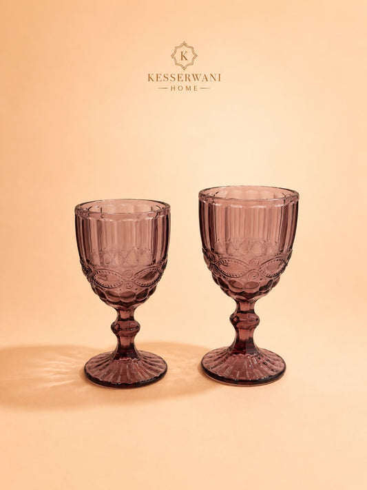 6pcs Decorative Glass Goblet