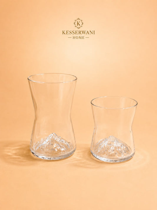 6pcs Clear Glass Tumbler