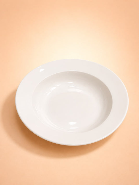 37.5cm White Salad Bowl