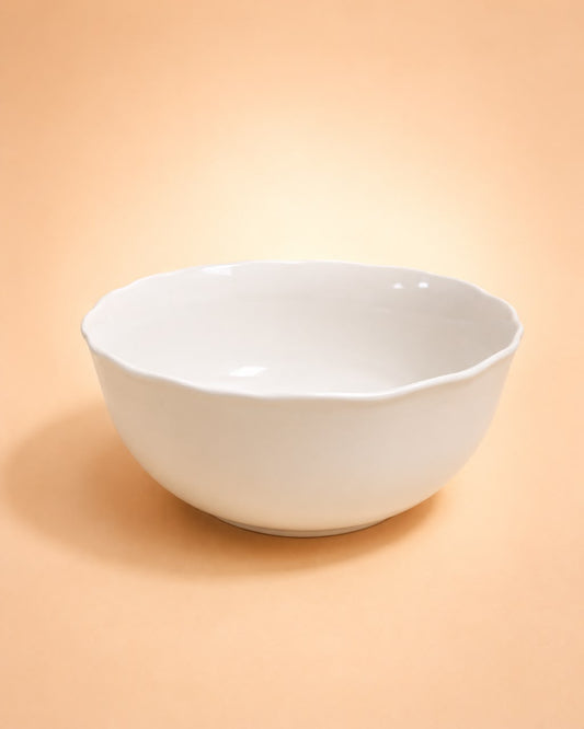 30cm White Salad Bowl