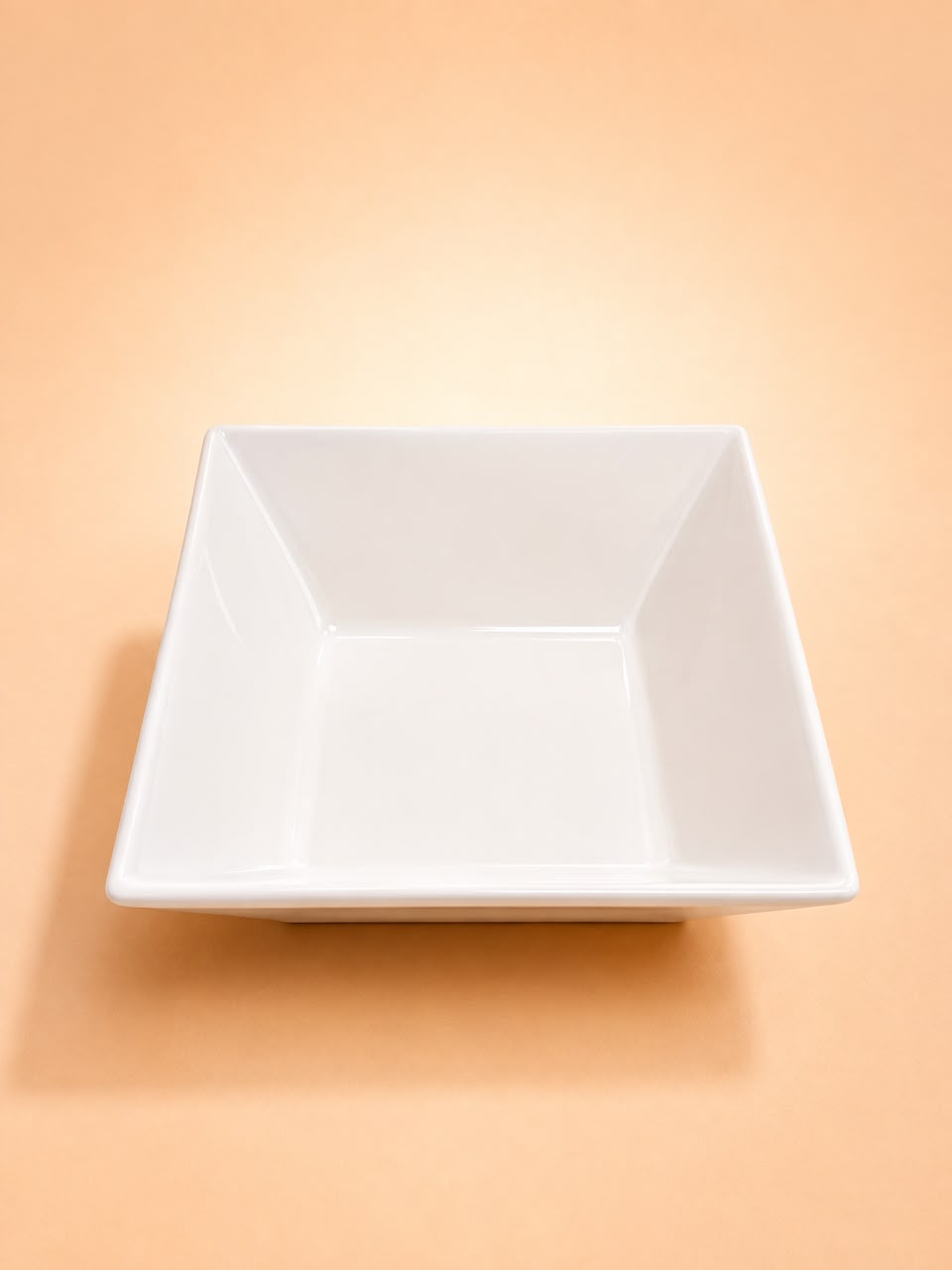 Square White Serving Bowl