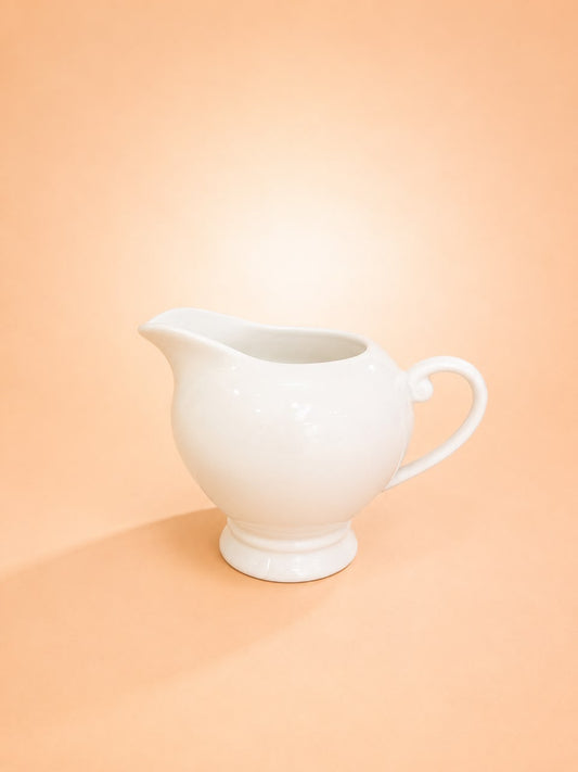 White Ceramic Creamer