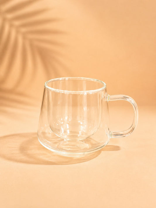 Double-Wall Glass Mug – 160–180 ml