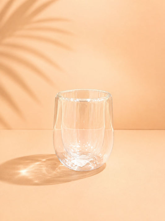 Double-Wall Glass Mug – 160–180 ml