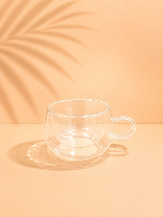 Double-Wall Glass Mug – 160–180 ml