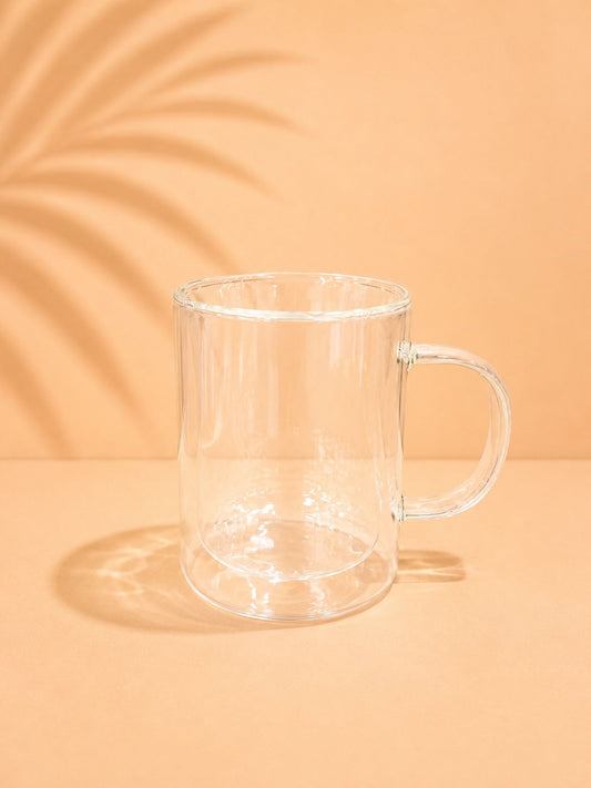Double-Wall Glass Mug – 160–180 ml