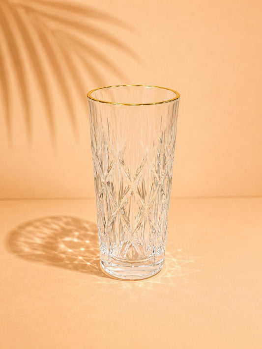 Gold Rim Highball Glass 6pcs