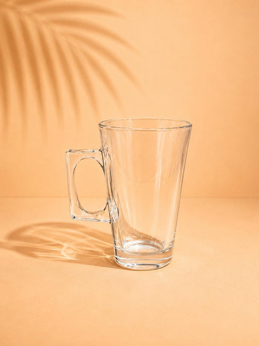 Clear Glass Mug – 250ml (6pcs)