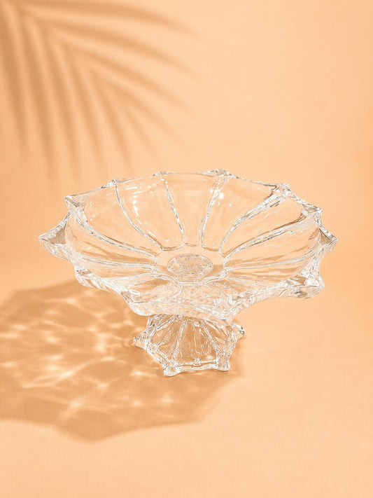 Crystal Pedestal Serving Bowl