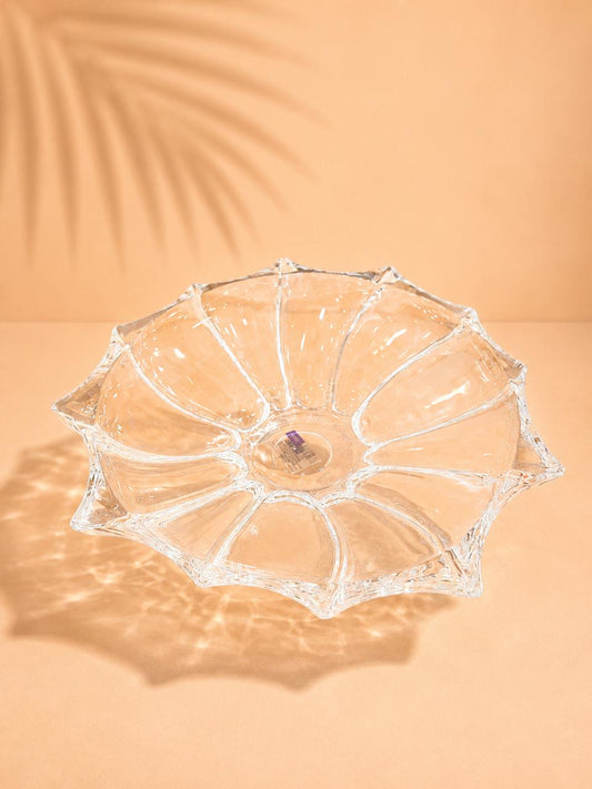 Crystal Fluted Serving or Chocolate Bowl