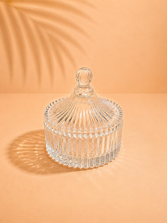 Glass Candy Jar with Lid W:15cm