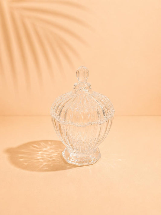 Glass Sugar Pot with Lid