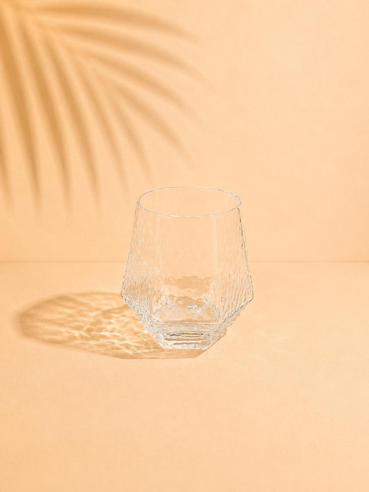 Faceted Glass Tumbler – 340ml