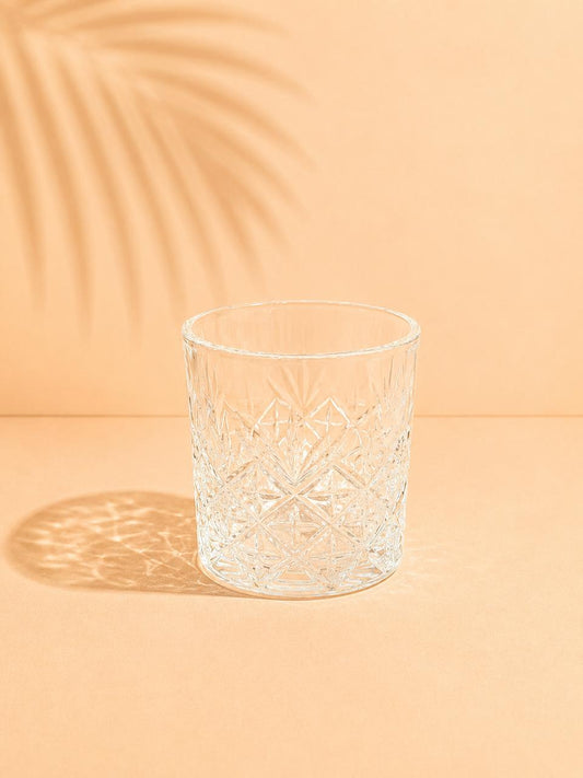 320ml Textured Tumbler Glass – 6 Pcs