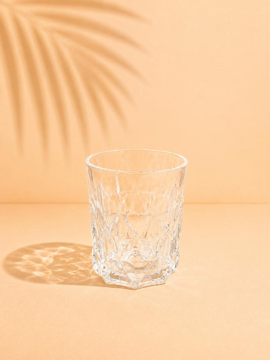 300ml Textured Tumbler Glass – 6 Pcs