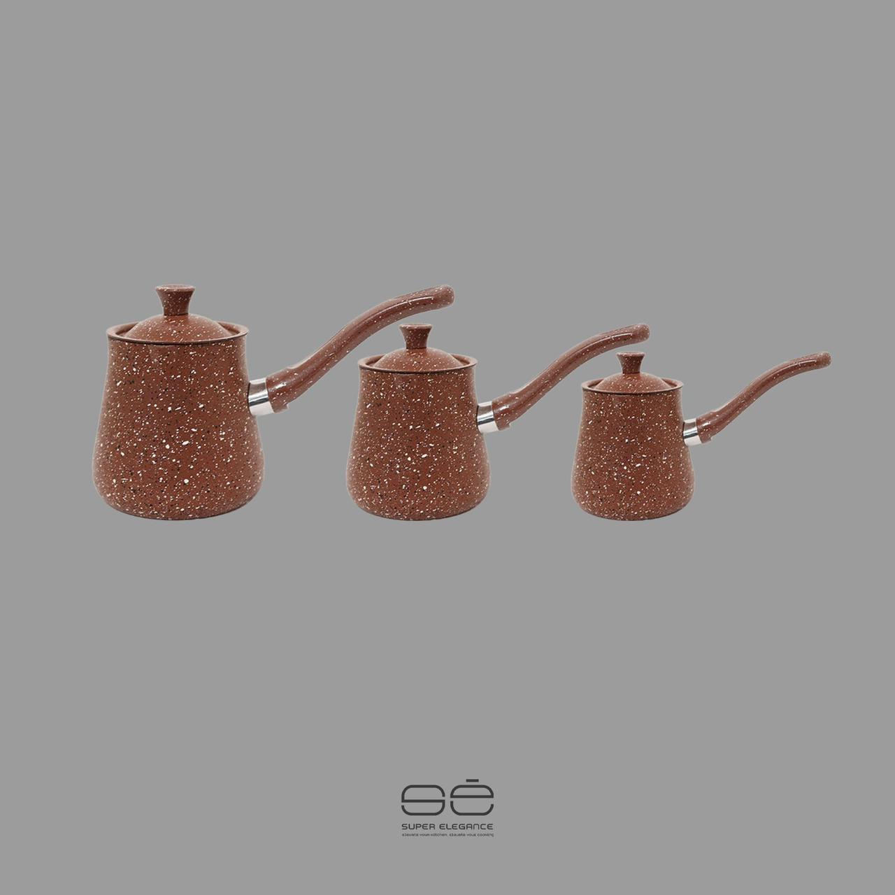 Super Elegance Coffee Pot Set Granite With Lid