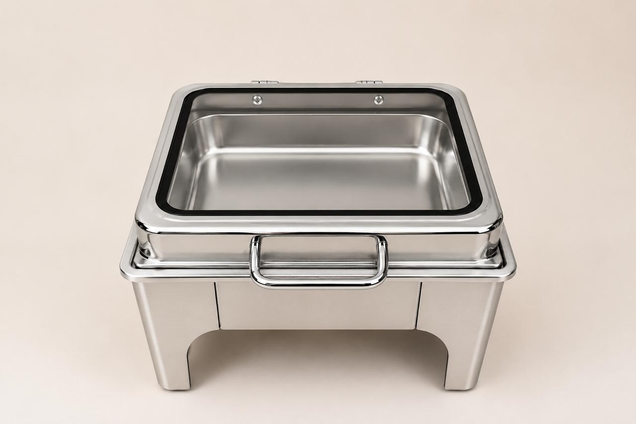 Cheffing Dish 10L – Soft Close Glass Lid