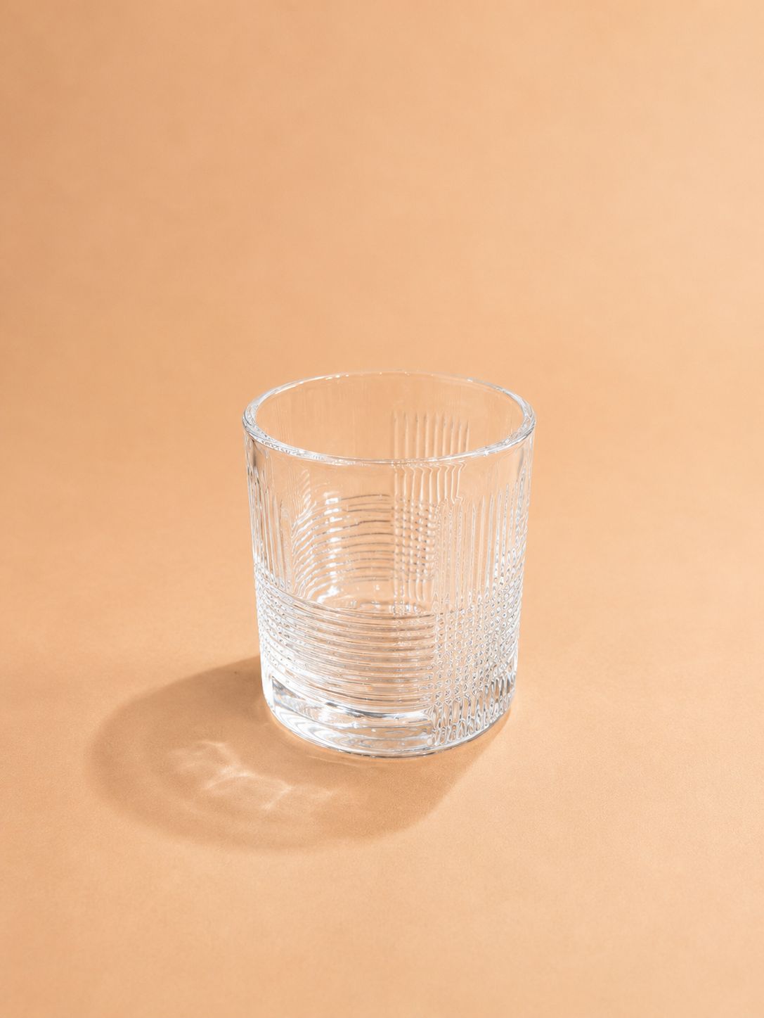 Luxe Line Crystal Tumbler Set – 215ml (Set of 6)