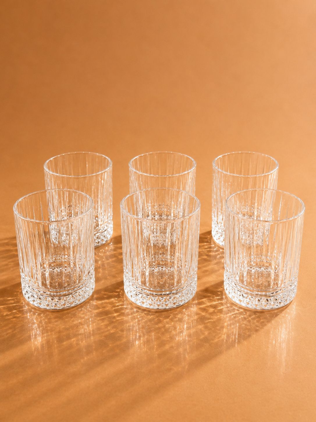 Crystal Tumbler Set – 325ml (Set of 6)