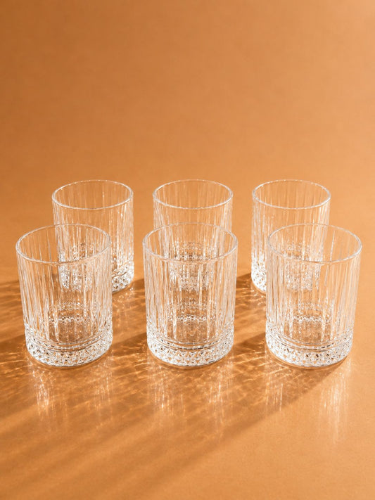 Crystal Tumbler Set – 325ml (Set of 6)