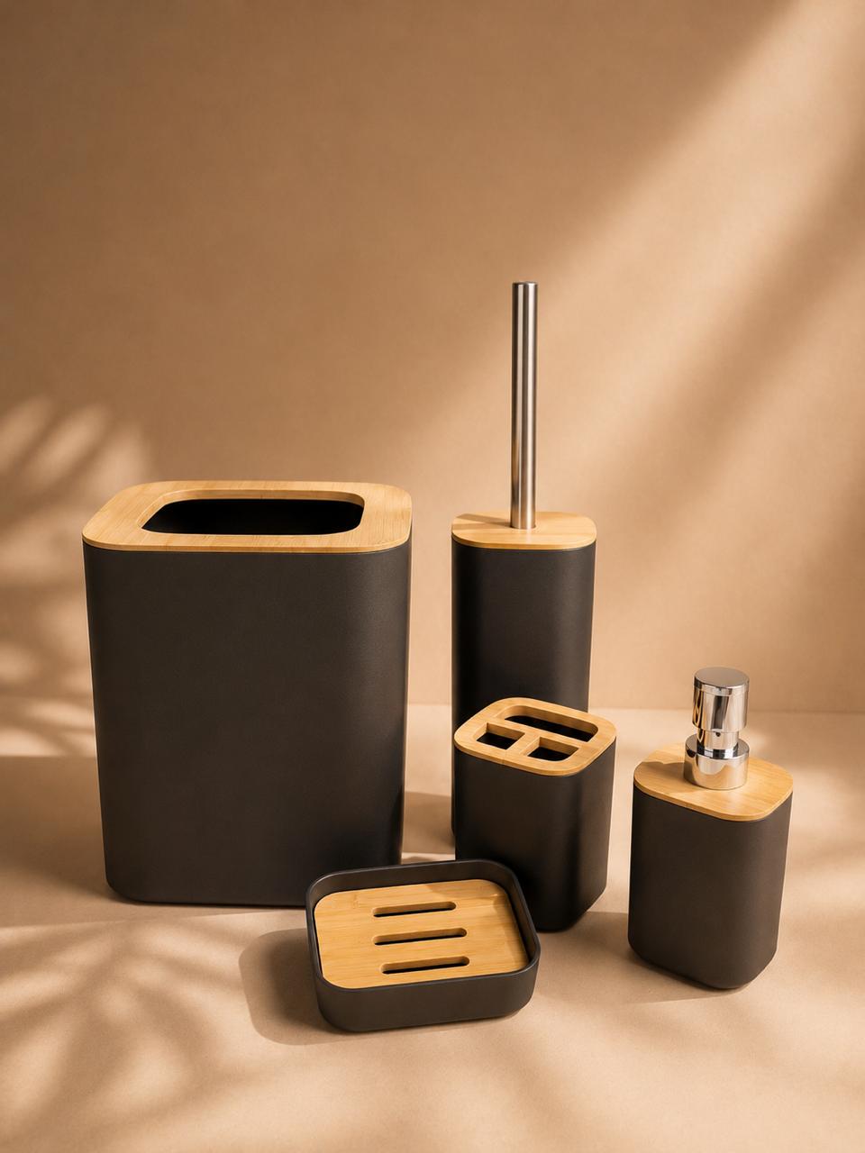 Soft Stone 5Pcs Bathroom Set
