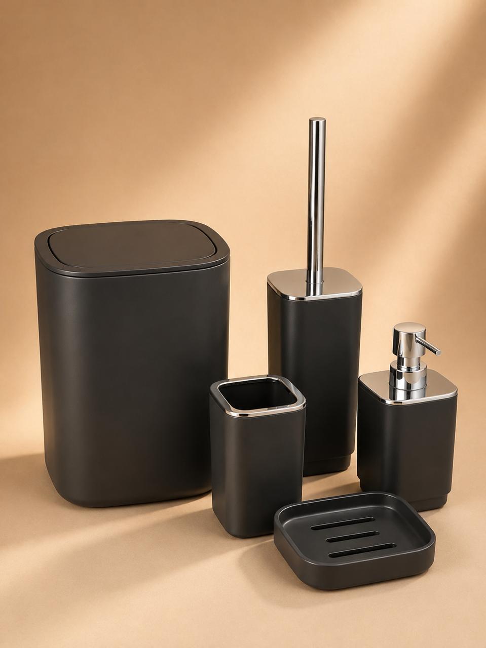 Soft Stone 5Pcs Bathroom Set