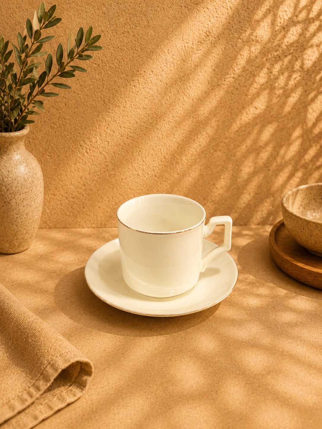 Royal Gold Edge Coffee Set – 6x6